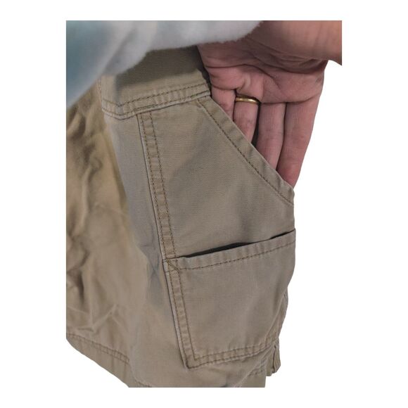 VINTAGE Gap Mens Beige Cargo Carpenter Shorts Work Wear Y2K Baggy Skate Size 38 - Picture 6 of 9